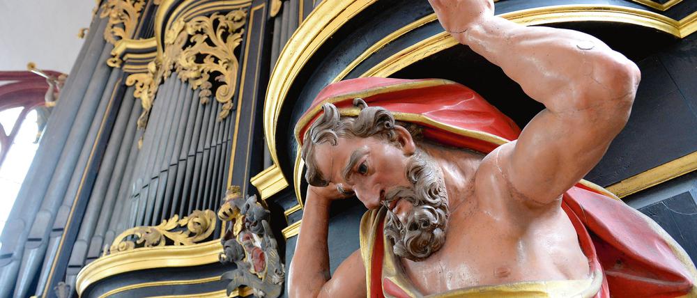 In alter Schönheit zeigt sich die restaurierte Wagner Orgel im Dom St. Peter und Paul in Brandenburg an der Havel