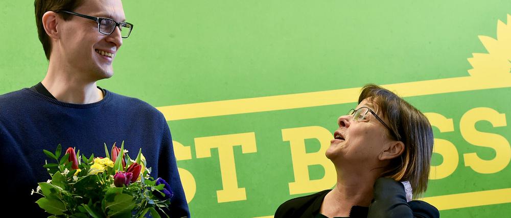 Ursula Nonnemacher und Benjamin Raschke sind die Spitzenkandidaten der Grünen für die Landtagswahl 2019. 
