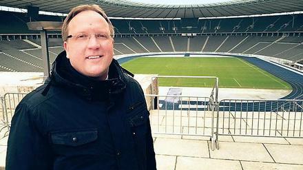 Herz aus Gras. Rohwedder, 41, ist seit Herbst Stadionchef.