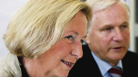 Neues CDU-Führungsduo: Landesvorsitzende Johanna Wanka und der künftige Generalsekretär Dieter Dombrowski.