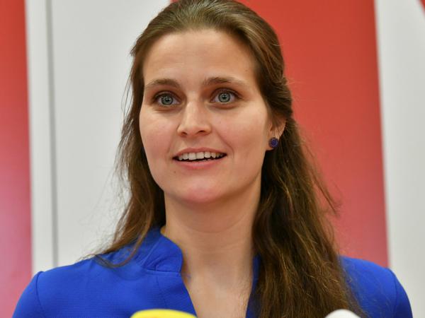 Maja Wallstein ist die neue Spitzenkandidatin der Brandenburger SPD für die Europawahl.