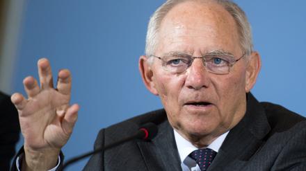 Bundesfinanzminister Wolfgang Schäuble (CDU) wird heute in Potsdam erwartet.