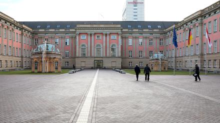 Innenhof des Landtags. 