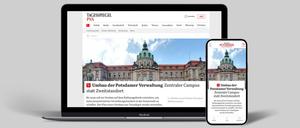 Alles neu: Webseite und App für PNN und Tagesspiegel.