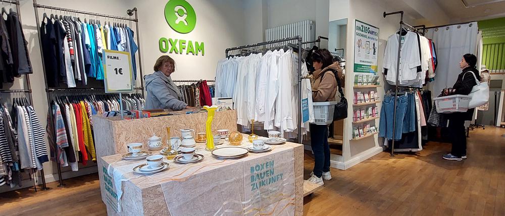 Der Oxfam-Shop in Potsdam.
