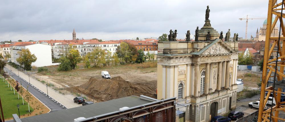 Die Brache für das zukünftige "Kreativquartier" Potsdam.