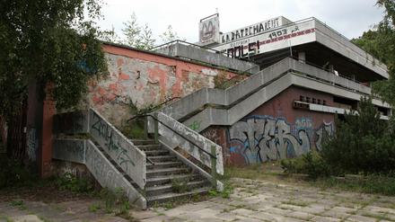Das frühere Restaurant Minsk auf dem Brauhausberg.