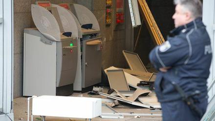 Großer Knall: Auch in Berlin wurden Geldautomaten gesprengt.