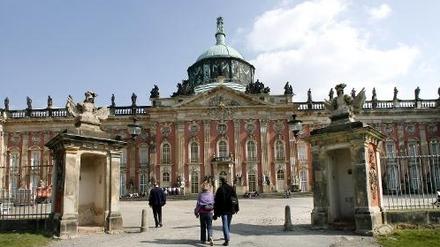 Wichtigstes Sanierungsprojekt: Das Neue Palais in Potsdam.