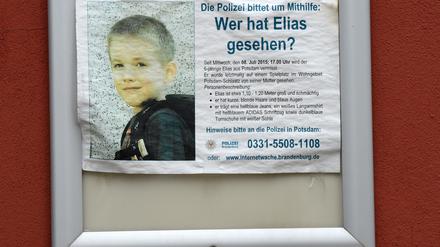 Seit dem 8. Juli wird Elias vermisst. Zuletzt wurde er auf einem Spielplatz im Stadtteil Schlaatz gesehen.
