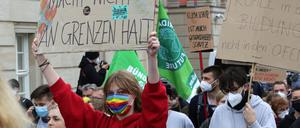 Fridays for Future-Protest von Kindern und Jugendlichen Ende September in Potsdam.