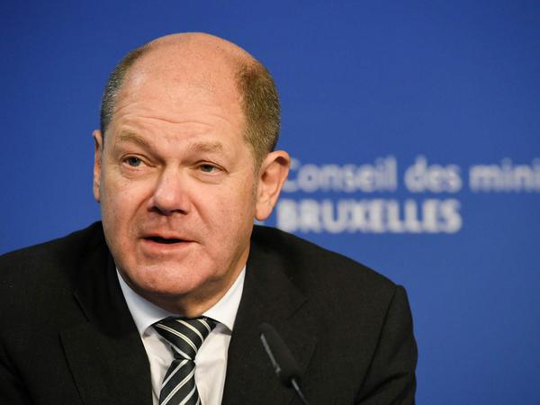 Bundesfinanzminister und Vizekanzler Olaf Scholz (SPD).
