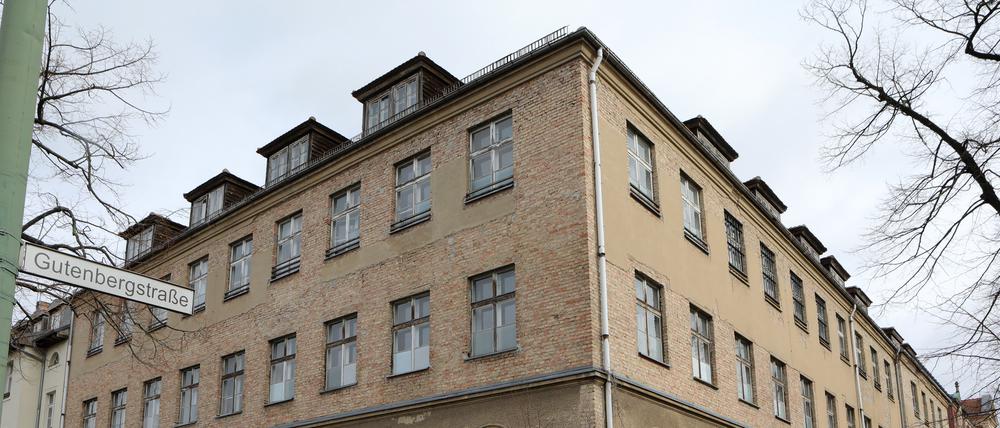 Das künftige Schulgebäude in der Gutenbergstraße in Potsdams Innenstadt.