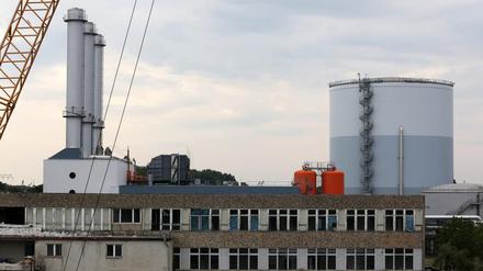 Das Heizkraftwerk Potsdam Süd wird mit Erdgas betrieben. 