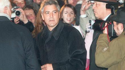Plant einen Dreh in Babelsberg: George Clooney will in Potsdam einen Film über eine Truppe von Kunsthändlern im Zweiten Weltkrieg drehen. Der Oscar-Preisträger war bereits im Potsdamer Stadthaus – ohne den Oberbürgermeister zu treffen.