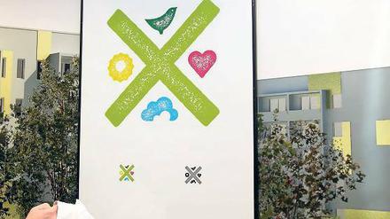 Ein Kreuz mit der Natur. Das neue Logo für die Gartenstadt Drewitz.