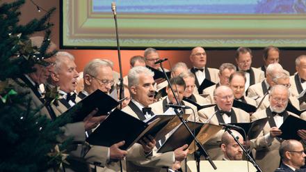 Mangelware Mann. In Potsdams Männerchor gibt es noch reichlich singende Exemplare.