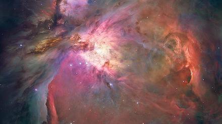Himmelsspektakel. Anhand des sogenannten Orionnebels lässt sich die Geburt eines Sterns erläutern.