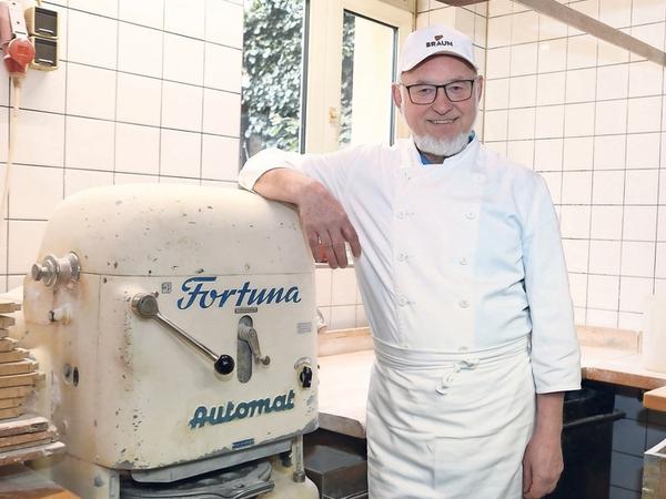 Führt Tradition weiter. Sohn Werner Gniosdorz übernahm von seinem Vater Josef 1989 die bekannte Privatbäckerei in der Potsdamer Innenstadt.