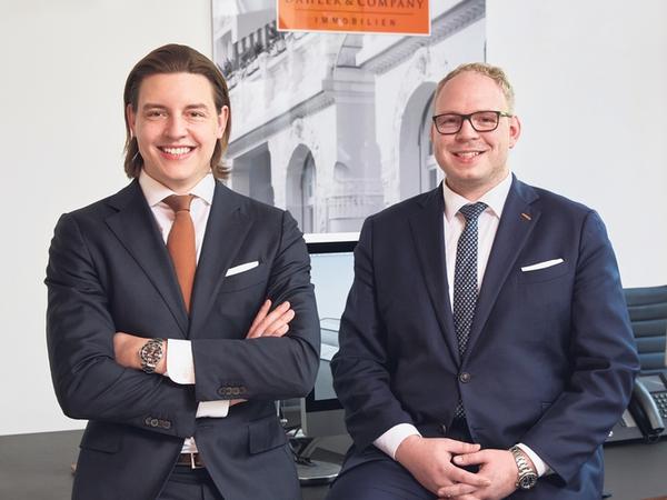 Das Führungsduo von Dahler&amp;Company: Phillip Carstens und Stefan Hamann.