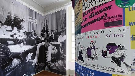 Das Plakat von Anke Feuchtenberger entstand für die Wahlen 1990 für den Unabhängige Frauenverband.