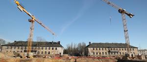 Die Sanierung der alten Kasernengebäude in Krampnitz hat längst begonnen, insgesamt sind 29 Straßen in Planung.