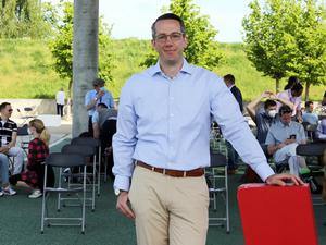 Kreisparteitag der CDU im Volkspark: Berufssoldat Oliver Nill wurde im Juni 2021 zum Kreisvorsitzenden der CDU gewählt.