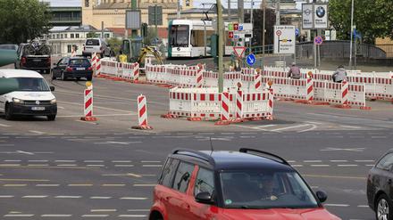 Viele Autofahrer müssen in Potsdam mit stockendem Verkehr rechnen.