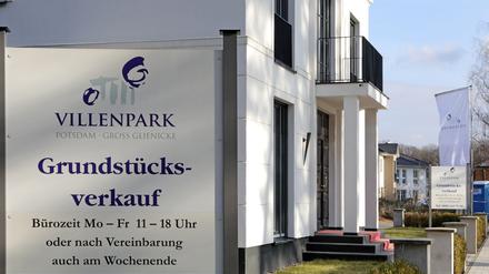 Das Wohngebiet "Villenpark Groß Glienicke".