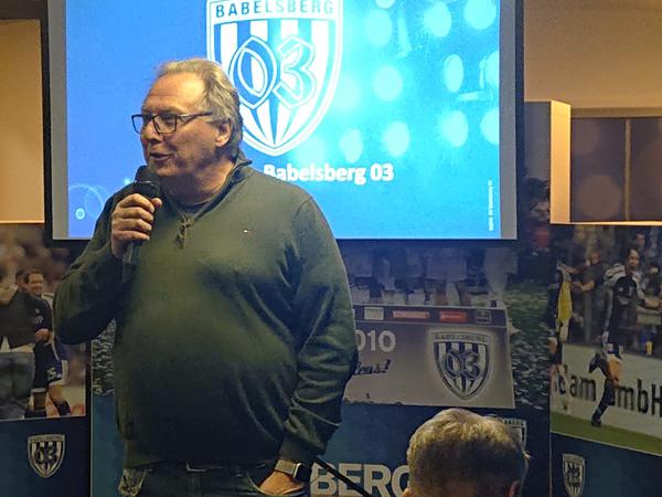 Archibald Horlitz, Präsident des SV Babelsberg 03, schilderte nun die Gründe für die derzeitige Situation beim Kiez-Club.