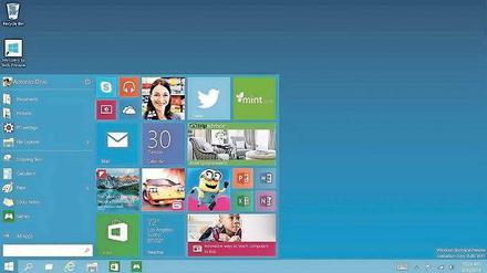 Anderes Startmenü. Inzwischen soll es weltweit mehr als 350 Millionen Nutzer von Windows 10 (Foto) geben. Viele zögern noch, ihr vertrautes Windows-7-System aufzugeben.