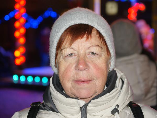 Regina Ziegler, 72 Jahre, aus Babelsberg.