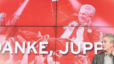 Merci sag i. Jupp Heynckes verabschiedete sich nach einer historischen Saison mit einer emotionalen Vorstellung vom FC Bayern.