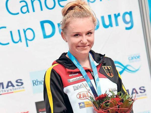 Geschichte geschrieben. Annika Loske gewann als erste deutsche Canadierfahrerin eine WM-Medaile.