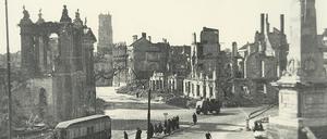 In Trümmern. In der Potsdamer Bombennacht vom 14. April 1945 wurden große Teile der Innenstadt zerstört.