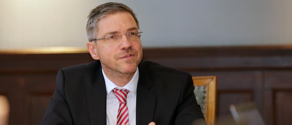 Mike Schubert (SPD) ist seit knapp fünf Jahren der Potsdamer Oberbürgermeister.