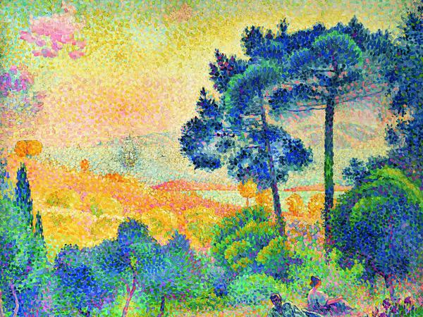 „Landschaft der Provence“, 1898, aus dem Wallraf-Richartz-Museum &amp; Foundation Corboud Köln.