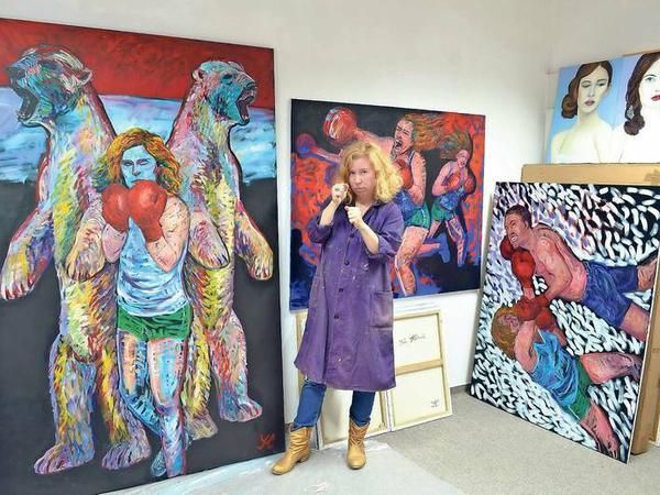 Ab 11. Januar stellen 27 Künstler aus dem Rechenzentrum beim Festival „Made in Potsdam“ im Kunstraum-Waschhaus ihre Arbeiten vor. Mit dabei ist Iris Klauck.