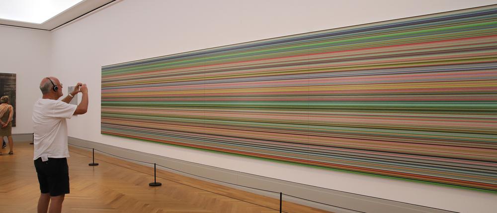 Im Museum Barberini sind noch bis zum 21. Oktober die abstrakten Arbeiten von Gerhard Richter zu sehen.