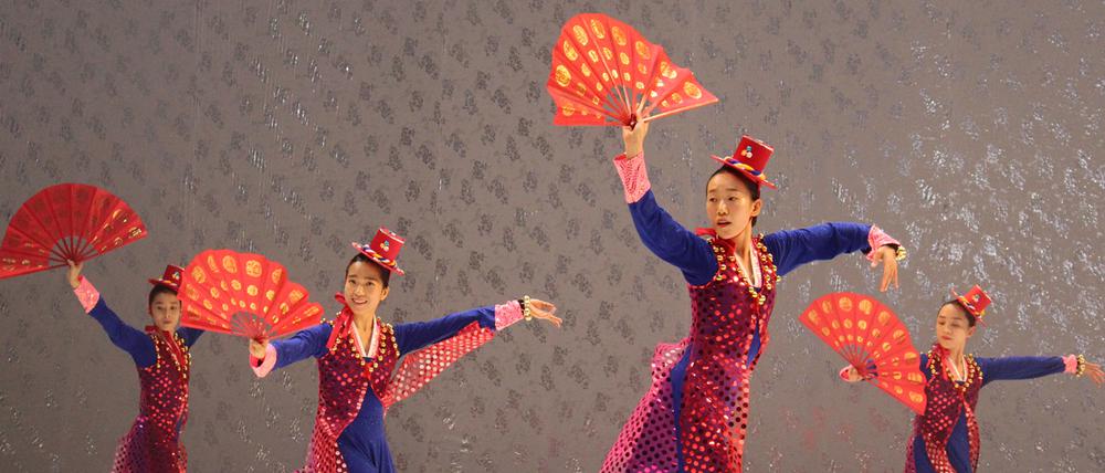 "North Korea Dance" von Eun-Me Ahn wird zur Eröffnung der Tanztage 2021 im Garten der fabrik als Film gezeigt.