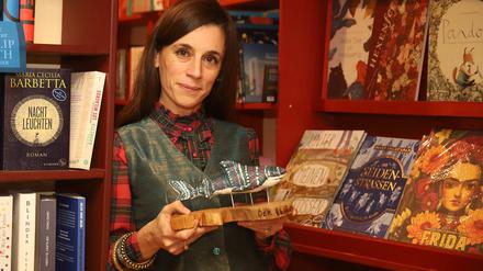 Maria cecilia Barbetta ist eine der prominenteren Lit:Potsdam Gäste. Für ihren Roman "Nachtleuchten" hat sie den Preis "Der Kleine Hei" erhalten. 