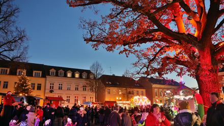 Schon ein Weilchen her: Der Weihnachtsmarkt in Werder (Havel) zuletzt 2019.