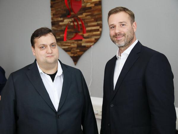 Die Chefs von Stadtritter: Dominik Modrach (links) und Matthias Streibel