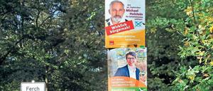 Wer macht das Rennen? Am Sonntag sind knapp 9000 Bürger aufgerufen, den Bürgermeister in Schwielowsee zu wählen. Bürgermeisterin Kerstin Hoppe (CDU) will eine dritte Amtszeit absolvieren. Ihr Herausforderer ist Michael Holstein von der SPD.