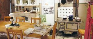 Im Spargelmuseum zeigt eine historische Küche, wie um die Wende zum 20. Jahrhundert in Beelitz gekocht wurde.