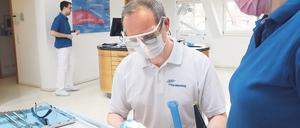 In die Kleinmachnower Praxis „123 Zahnspange“ kommen teilweise bis zu 130 Menschen pro Tag in die Praxis. 