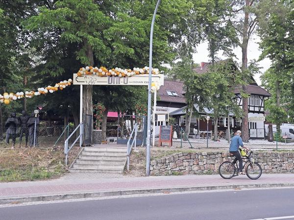 Das ehemalige Kleinmachnower Gasthaus „Zur Schleuse“ ist nun ein indisches Restaurant.