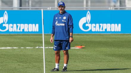 Ist derzeit ziemlich alleingelassen: Schalkes Trainer David Wagner.