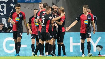 Gelungene Betriebsreise: Hertha gewann in Köln mit 4:0.