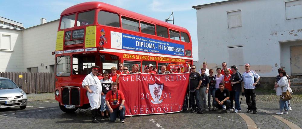 When the German Reds go marchin' in. Treffen zum 10-jährigen Bestehen in Leipzig (2011).